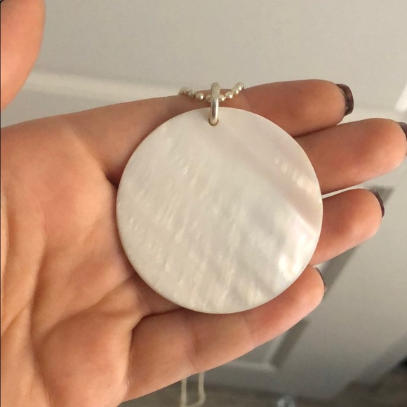 Silver long necklace - Picture 3 of 4